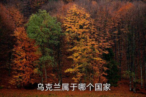  烏克蘭屬于哪個國家