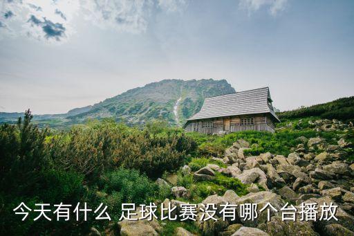 今天有什么 足球比賽沒有哪個臺播放