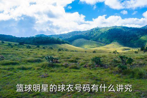  籃球明星的球衣號碼有什么講究