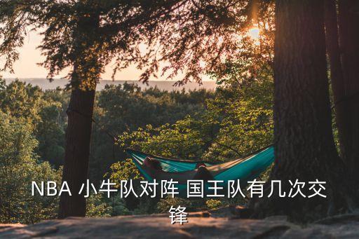 NBA 小牛隊對陣 國王隊有幾次交鋒