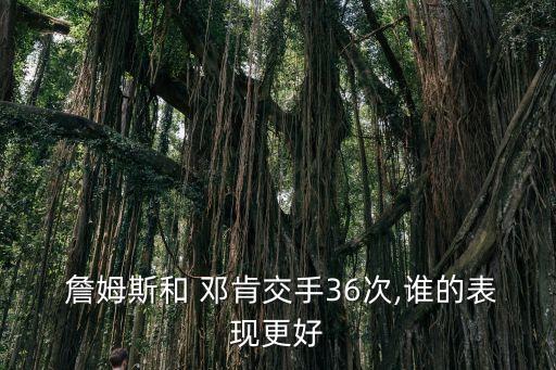  詹姆斯和 鄧肯交手36次,誰的表現更好