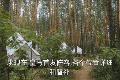 求現(xiàn)在 皇馬首發(fā)陣容,各個位置詳細和替補