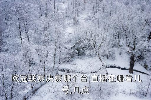 2018歐冠哪個臺直播,歐冠全程直播如你所見