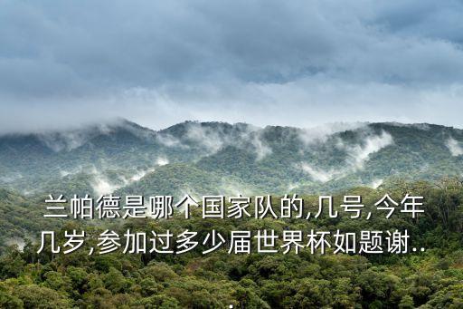 蘭帕德在哪個(gè)球隊(duì),進(jìn)球最多!英格蘭前國(guó)腳蘭帕德揭幕