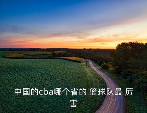 中國的cba哪個省的 籃球隊最 厲害
