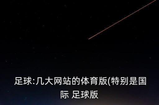  足球:幾大網(wǎng)站的體育版(特別是國際 足球版