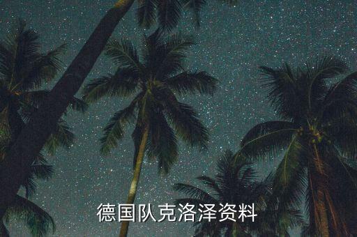 德國(guó)隊(duì)克洛澤資料