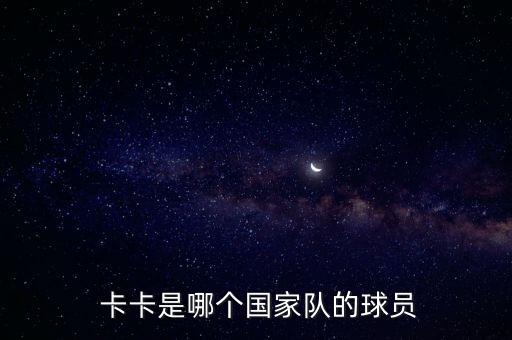  卡卡是哪個國家隊的球員
