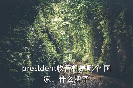 presldent收音機(jī)是哪個(gè) 國家、什么牌子
