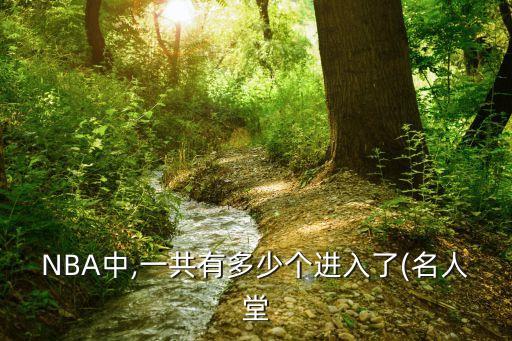 NBA中,一共有多少個進入了(名人堂