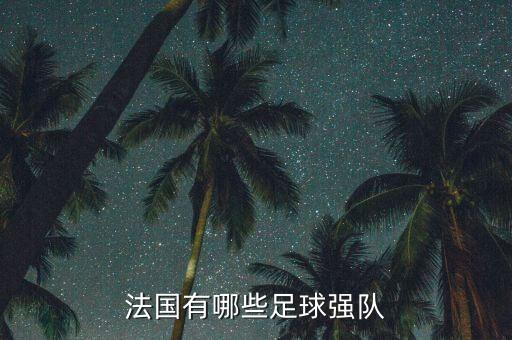 法國有哪些足球強(qiáng)隊(duì)