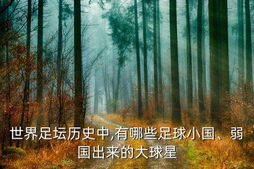 世界足壇歷史中,有哪些足球小國(guó)、弱國(guó)出來的大球星