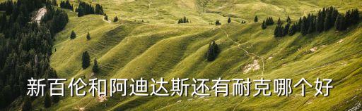 新百倫和阿迪達(dá)斯還有耐克哪個好