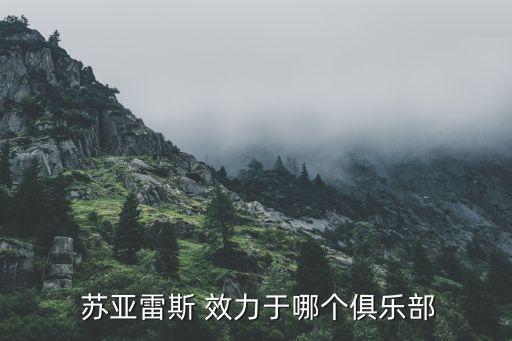  蘇亞雷斯 效力于哪個俱樂部