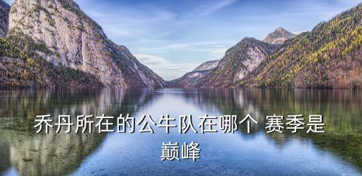  喬丹所在的公牛隊(duì)在哪個(gè) 賽季是 巔峰