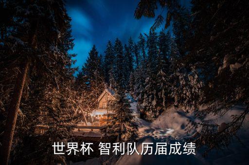 世界杯 智利隊歷屆成績