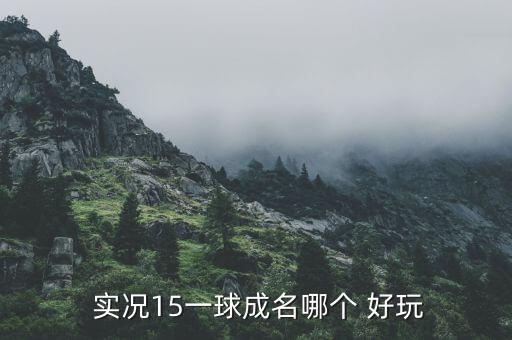  實(shí)況15一球成名哪個(gè) 好玩