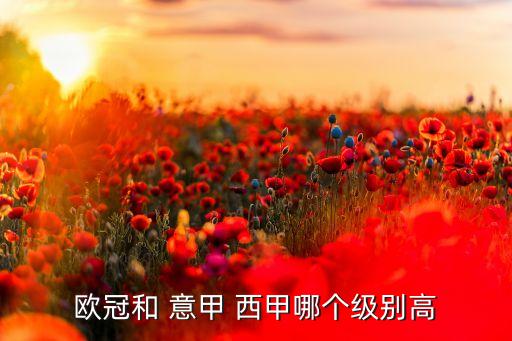 意甲和西甲哪個厲害,西甲、意甲好球員都被英超和西甲瓜分了