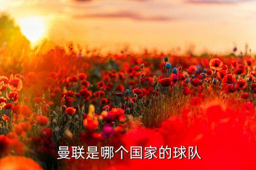  曼聯(lián)是哪個國家的球隊