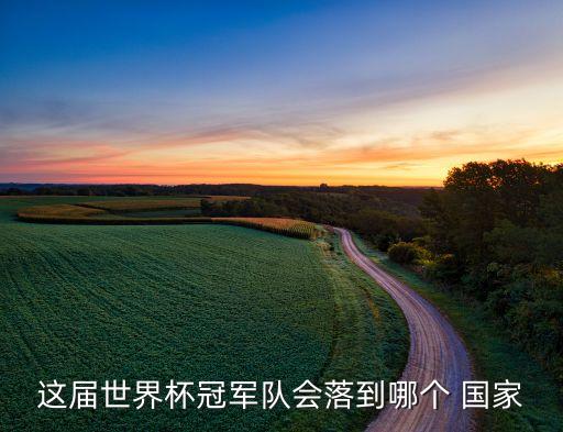 這屆世界杯冠軍隊(duì)會(huì)落到哪個(gè) 國(guó)家