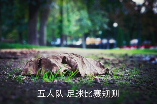 五人隊(duì) 足球比賽規(guī)則