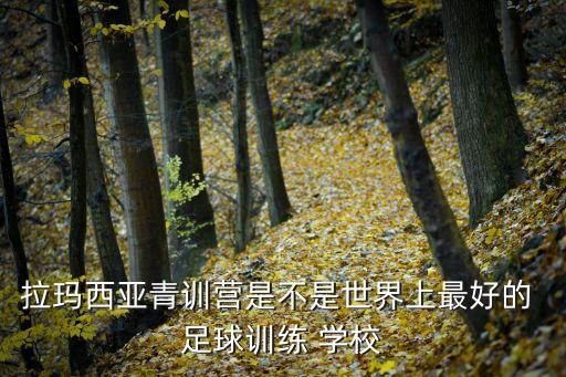 拉瑪西亞青訓(xùn)營是不是世界上最好的 足球訓(xùn)練 學(xué)校