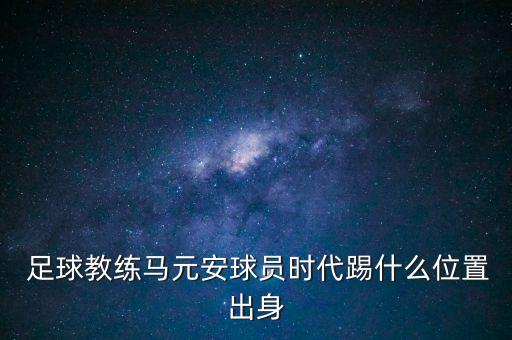  足球教練馬元安球員時(shí)代踢什么位置出身