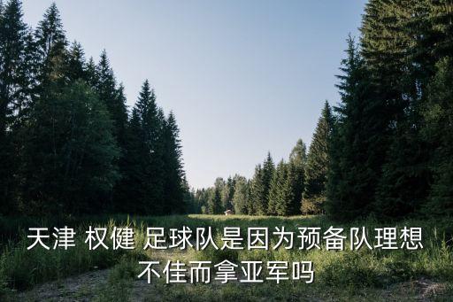 天津 權健 足球隊是因為預備隊理想不佳而拿亞軍嗎
