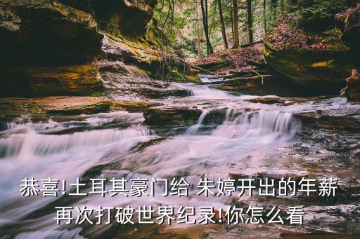 恭喜!土耳其豪門給 朱婷開出的年薪再次打破世界紀錄!你怎么看