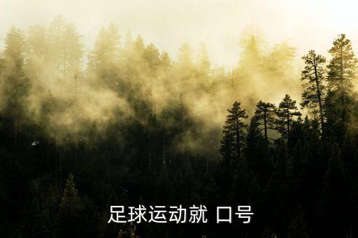  足球運(yùn)動(dòng)就 口號