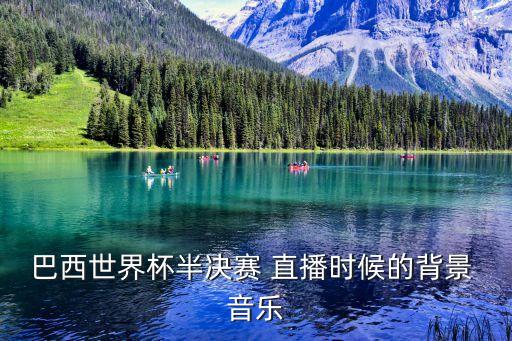 巴西世界杯半決賽 直播時候的背景 音樂