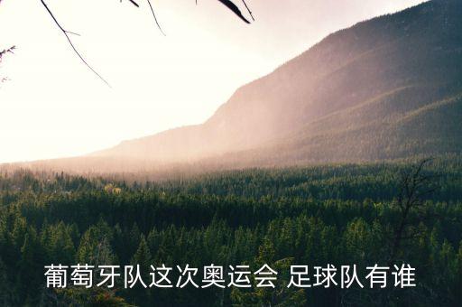 葡萄牙隊(duì)這次奧運(yùn)會 足球隊(duì)有誰