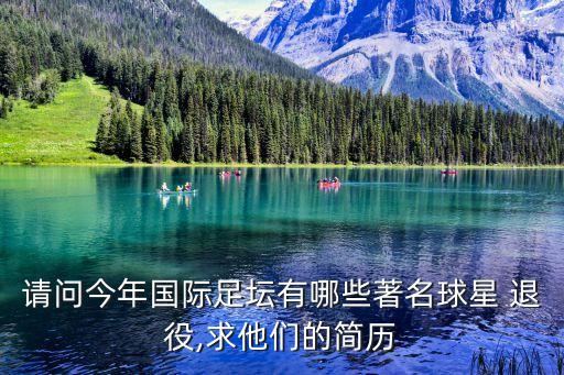 請(qǐng)問(wèn)今年國(guó)際足壇有哪些著名球星 退役,求他們的簡(jiǎn)歷