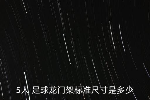 5人 足球龍門架標(biāo)準尺寸是多少