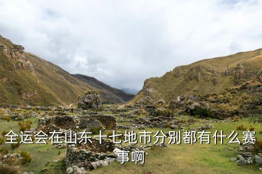 全運(yùn)會(huì)在山東十七地市分別都有什么賽事啊