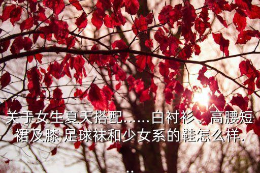 關(guān)于女生夏天搭配……白襯衫、高腰短裙及膝 足球襪和少女系的鞋怎么樣...