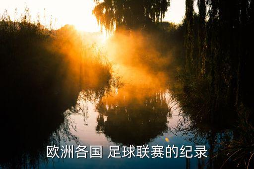 歐洲各國 足球聯(lián)賽的紀(jì)錄