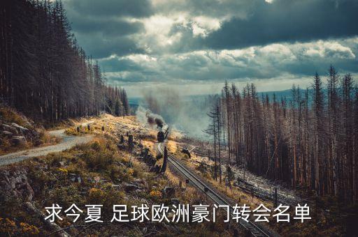 求今夏 足球歐洲豪門(mén)轉(zhuǎn)會(huì)名單