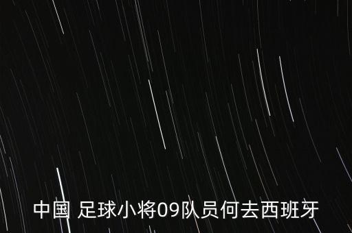 中國(guó) 足球小將09隊(duì)員何去西班牙