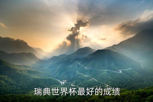  瑞典世界杯最好的成績(jī)