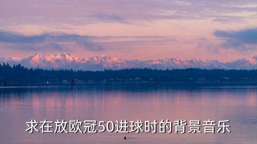 求在放歐冠50進(jìn)球時(shí)的背景音樂(lè)