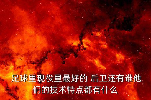  足球里現(xiàn)役里最好的 后衛(wèi)還有誰他們的技術(shù)特點(diǎn)都有什么