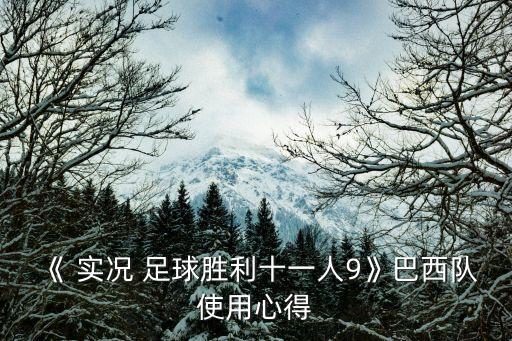實況足球9補