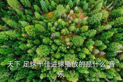 天下 足球十佳進球播放的是什么 音樂