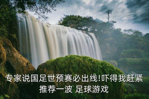 專(zhuān)家說(shuō)國(guó)足世預(yù)賽必出線(xiàn)!嚇得我趕緊推薦一波 足球游戲