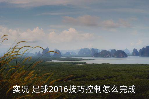 實(shí)況 足球2016技巧控制怎么完成