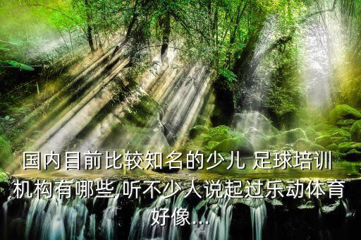 國內(nèi)目前比較知名的少兒 足球培訓(xùn) 機(jī)構(gòu)有哪些,聽不少人說起過樂動(dòng)體育好像...