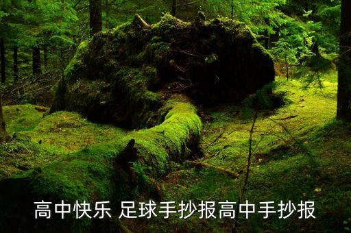 高中快樂(lè) 足球手抄報(bào)高中手抄報(bào)