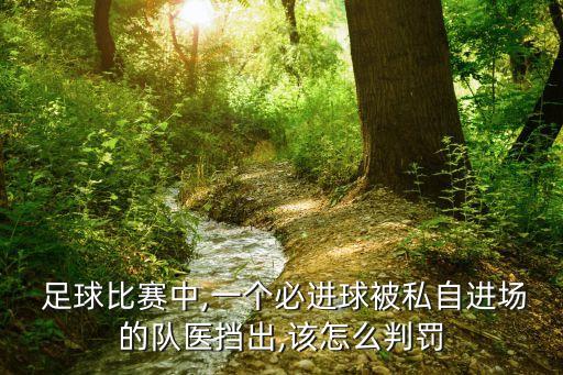  足球比賽中,一個必進球被私自進場的隊醫(yī)擋出,該怎么判罰