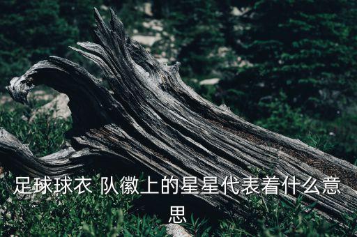 足球球衣 隊(duì)徽上的星星代表著什么意思
